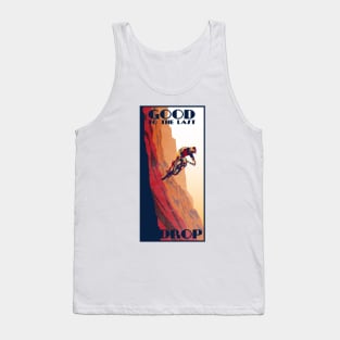 retro style mountain bike poster: Good to the Last Drop Tank Top